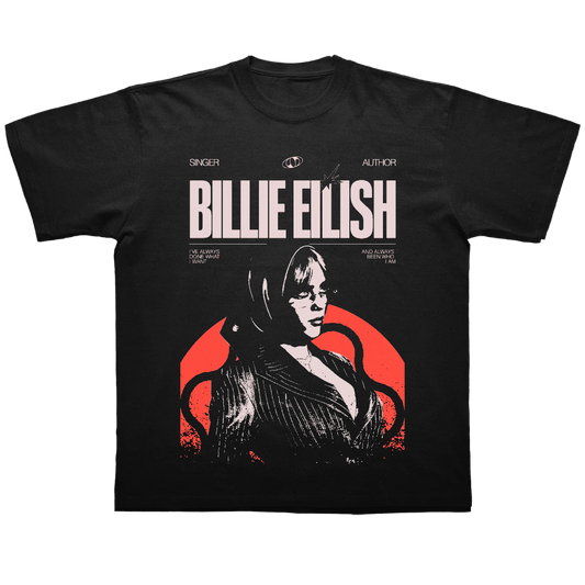 Billie Eilish Retro - Singer - Oversize Unisex T-Shirt